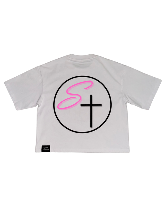 STAY FRUITFUL TEE PINK