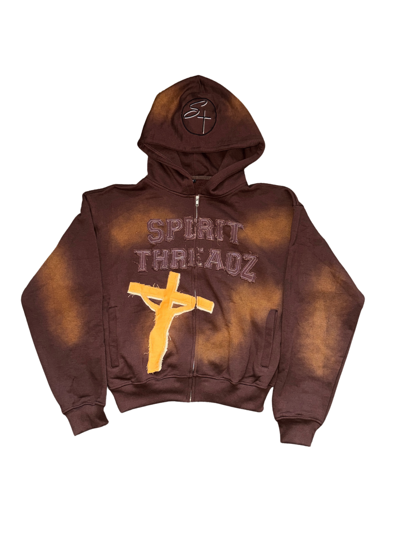 PROVERBS 3:3 ZIP-UP BROWN
