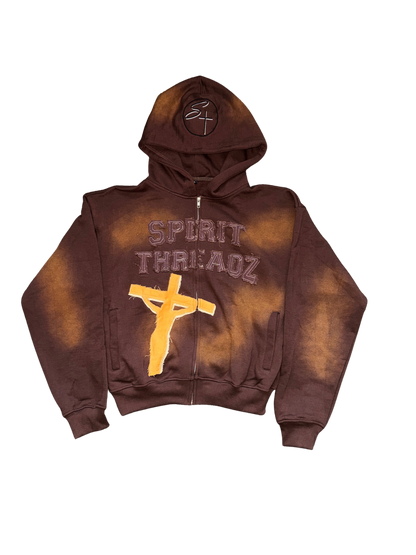 PROVERBS 3:3 ZIP-UP BROWN