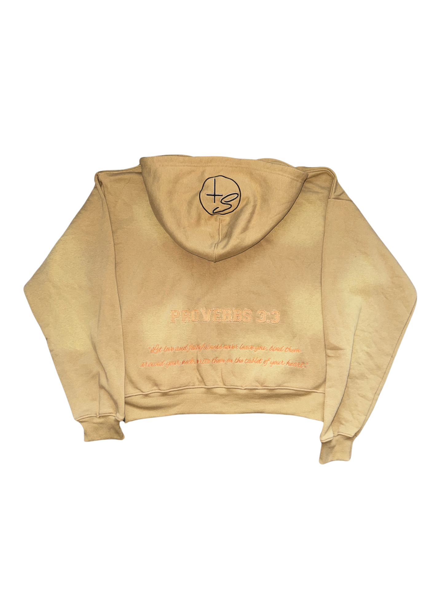 PROVERBS 3:3 ZIP-UP SAND