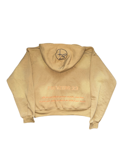 PROVERBS 3:3 ZIP-UP SAND