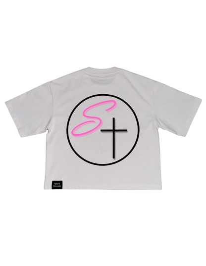 STAY FRUITFUL TEE PINK