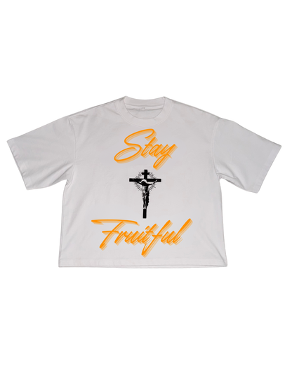 STAY FRUITFUL TEE ORANGE